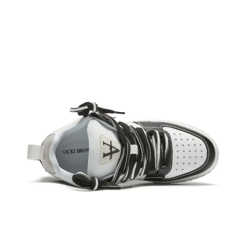 VICKI BROWN Jeans Stylish Skateboarding Shoes Unisex-4