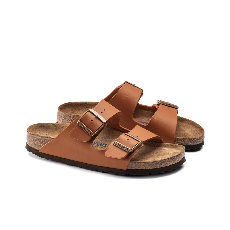Birkenstock Arizona Soft Footbed Birko Flor Ginger Brown Women's-2