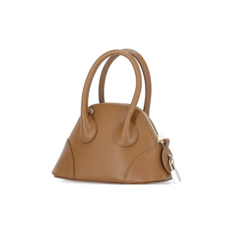 A.P.C Cow Leather Handbag, Shoulder Bag, Crossbody Bag Women's Khaki-2
