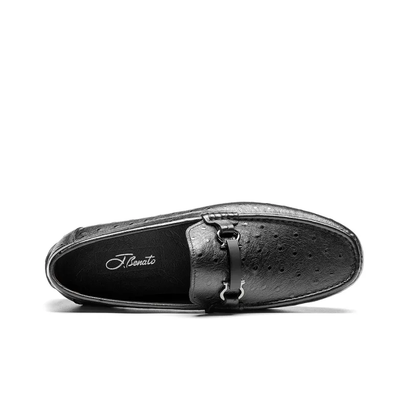 J.BENATO Beanie Shoes Men's Black-3