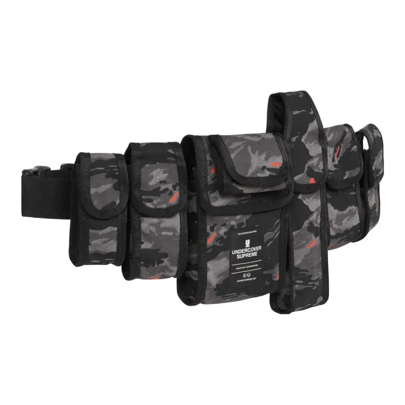 Supreme Co branded Collection Polyester Fanny Pack Regular Unisex Black-1