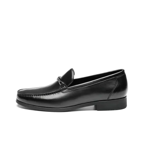 J.BENATO Dress Shoes Men Low-Top Black