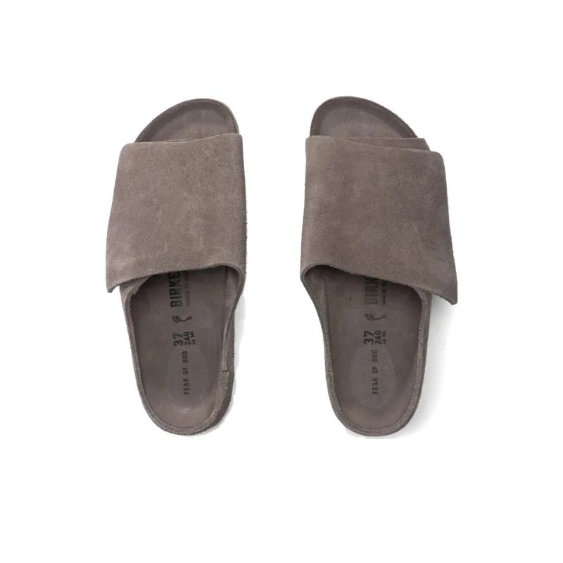 Birkenstock X Fear Of God Los Feliz Suede Leather Narrow Fit Sandals 'Ash'-3