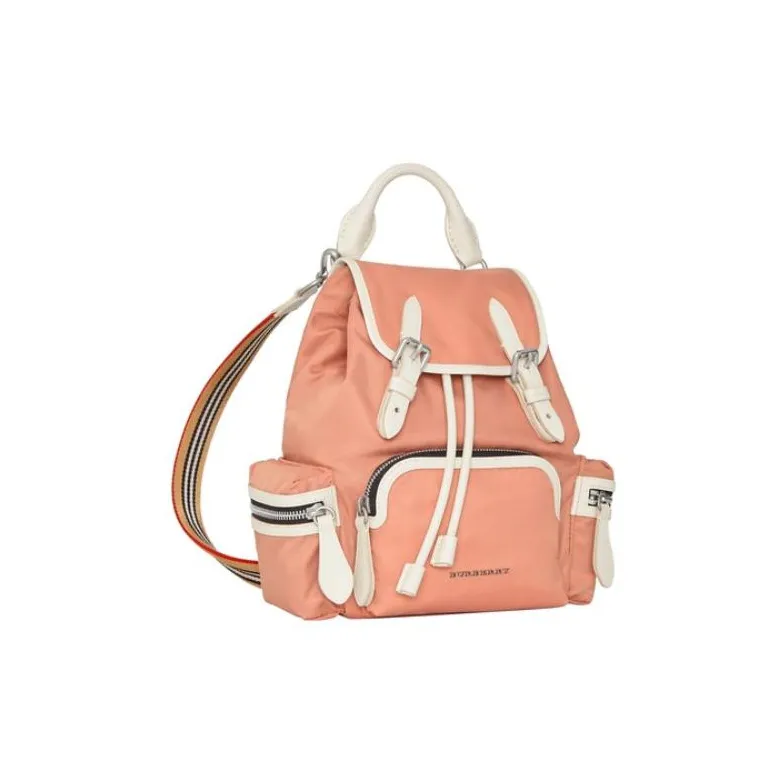 Burberry Calfskin Backpack Regular Women's Pink-1