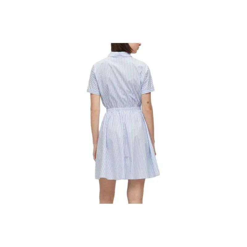 HUGO BOSS Short Sleeved Dress Women's Light Blue-1