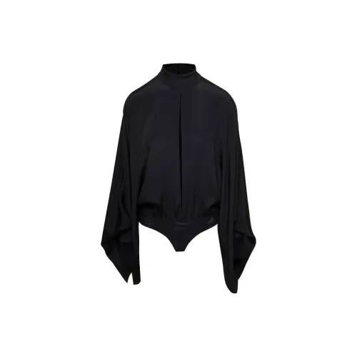 TOM FORD Wide-sleeve Silk Bodysuit