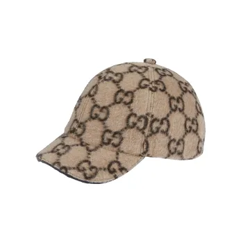 GUCCI Baseball Caps Kids Khaki