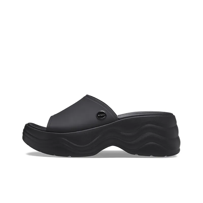 Crocs Skyline Slide Sandals 'Black' Women's-0