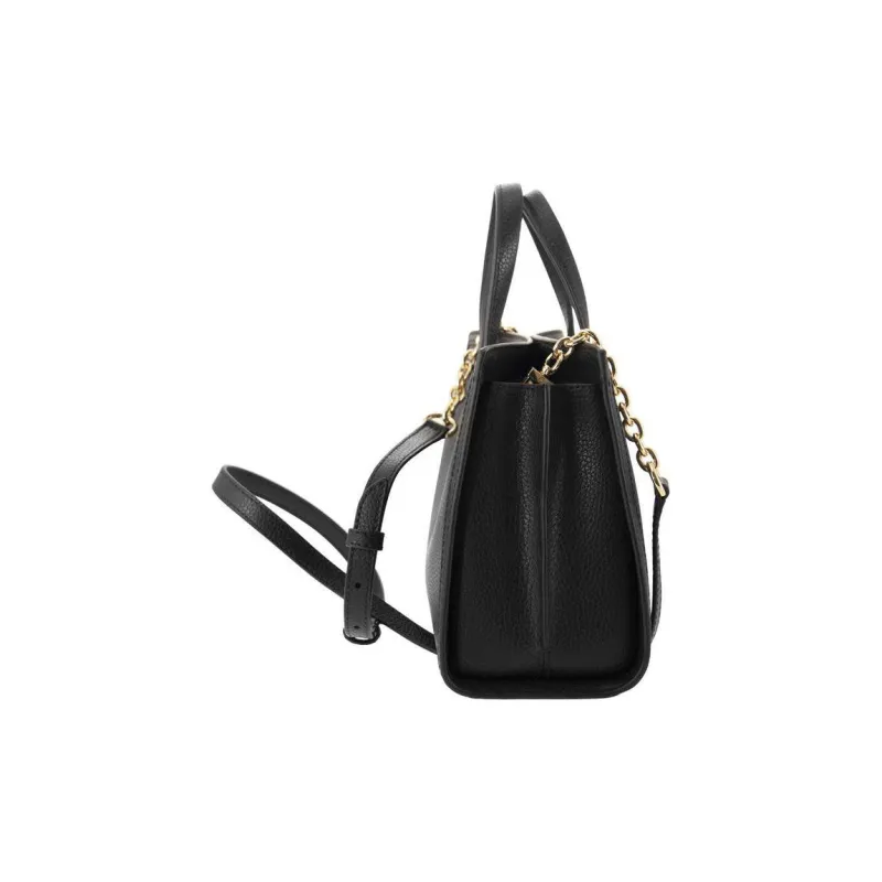 MICHAEL KORS Chantal Leather Shoulder Bag, Handbag Trumpets Women's Black-2