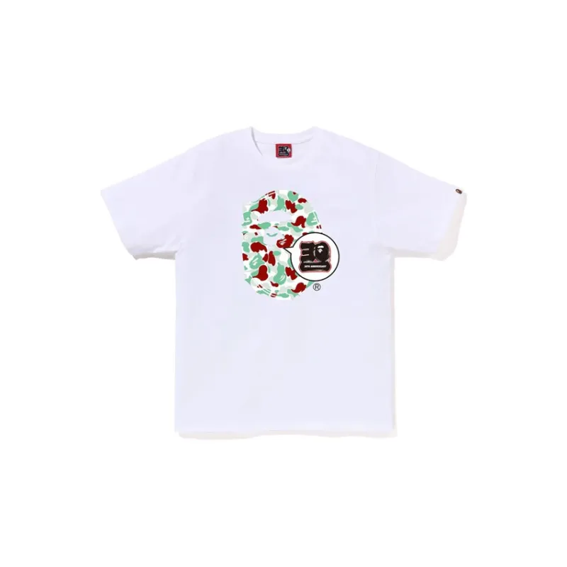 Bape Store Sendai Bape 30th Anniversary Ape Head Tee Set-1