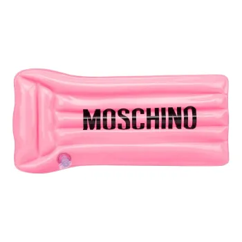 MOSCHINO PU Polyurethane Clutch Regular Women's Pink