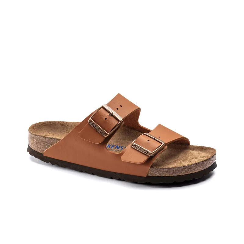 Birkenstock Arizona Soft Footbed Birko Flor Ginger Brown Women's-1