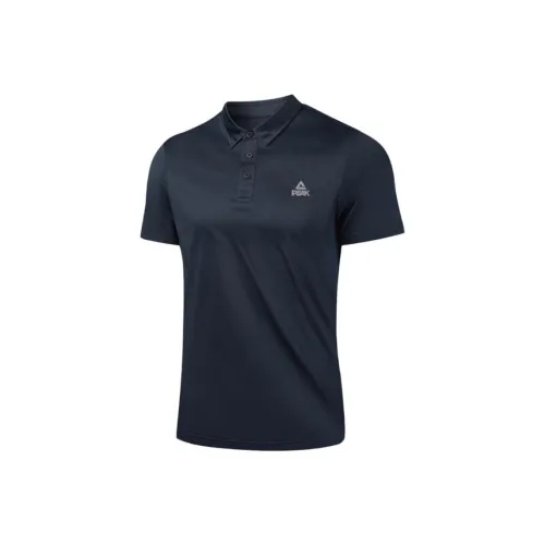 PEAK Comprehensive Sports Series T-Shirts Men Midnight Blue