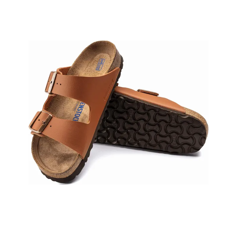Birkenstock Arizona Soft Footbed Birko Flor Ginger Brown Women's-4