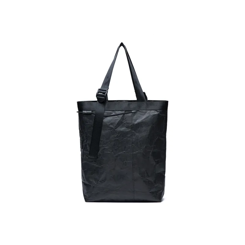 COMBACK Polyester Tote Bag, Shopping Bag, Shoulder Bag Unisex White/Black-7