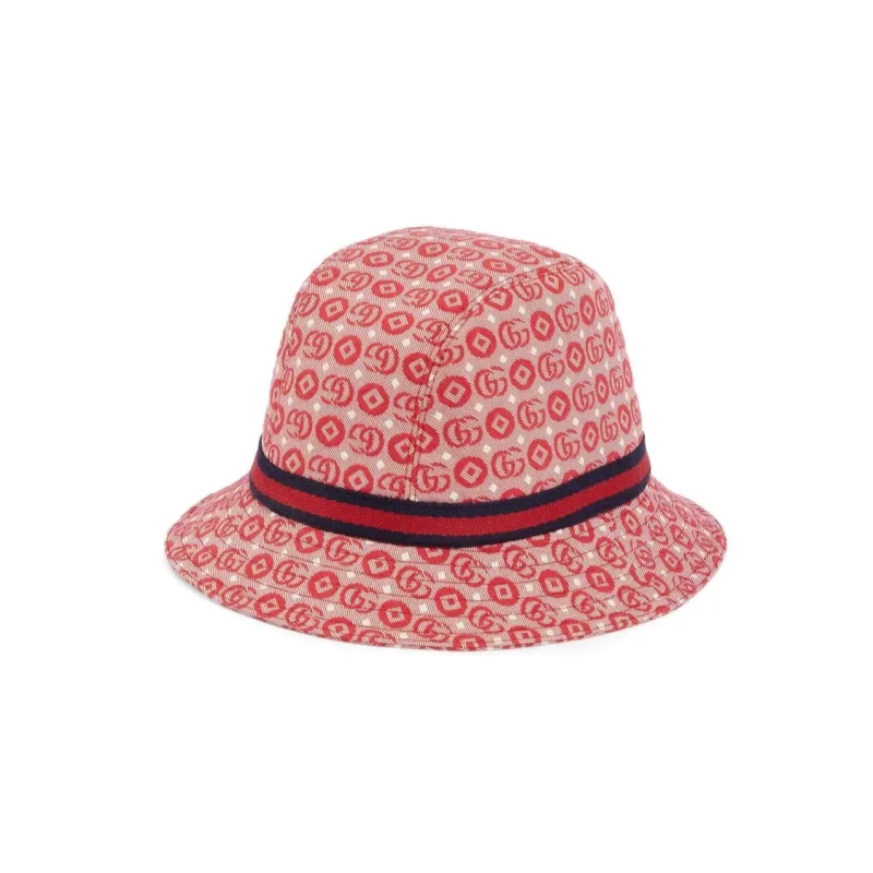 GUCCI Kids Double G Cotton Hat-2