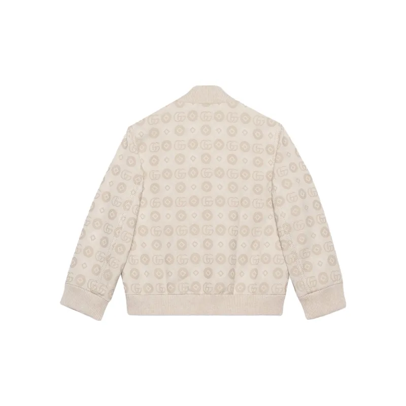 GUCCI Zip Up Long Sleeved Bomber Jacket-1