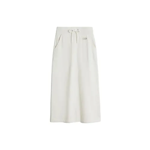 GAP Casual Long Skirts Women's Gray White