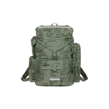 Supreme Nylon Cotton Backpack Regular Unisex Green