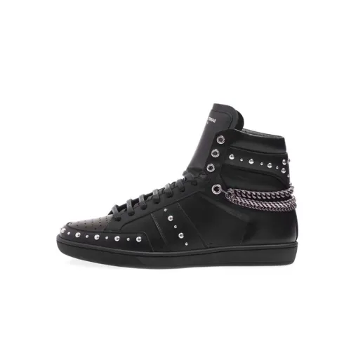 SAINT LAURENT Stylish Skateboarding Western Men's Black