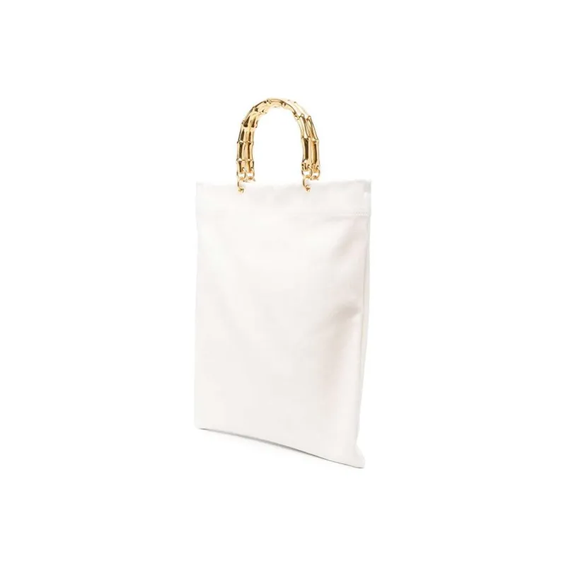 JIL SANDER Calfskin Crossbody One Shoulder Handbag Women's White-1