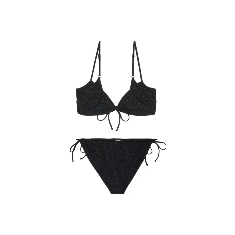 Balenciaga Two-Piece Swimsuits Women's Black-1