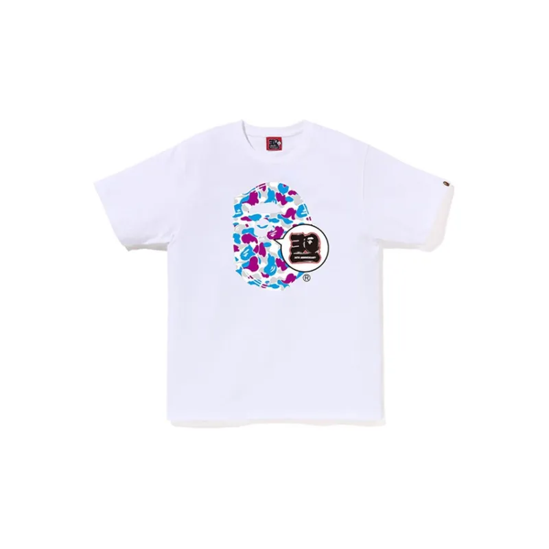 Bape Store Yokohama Bape 30th Anniversary Ape Head Tee Set-1