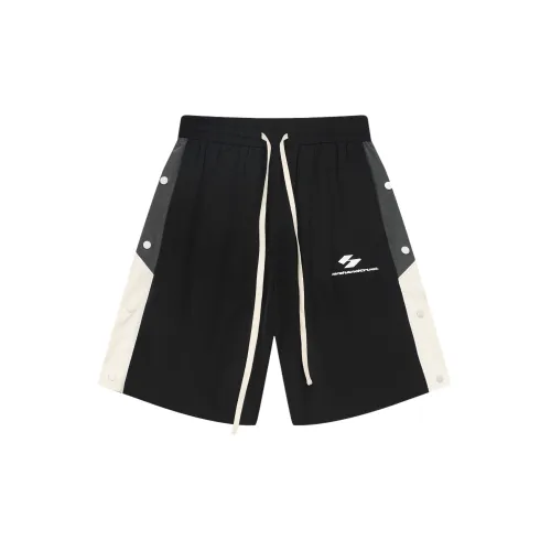 HARSH AND CRUEL Sports Shorts Unisex Black