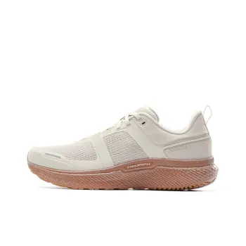 Saucony Triumph Cushioned Anti Slip And Wear Resistant Lightweight Low Top Running Shoes Unisex White Umber