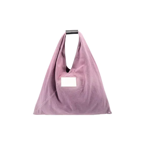 MM6 Maison Margiela Cotton With Leather One Shoulder Handbag Regular Women's Purple