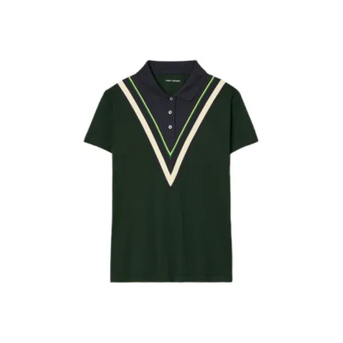 TORY BURCH Polo Shirts Women's Pine Green