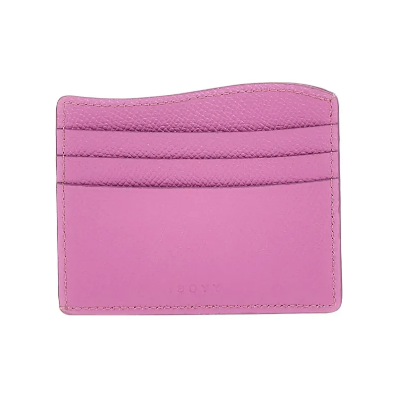 BOYY Calfskin Card Holder, Wallet Women's Purple-1