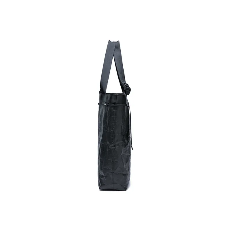COMBACK Polyester Tote Bag, Shopping Bag, Shoulder Bag Unisex White/Black-6