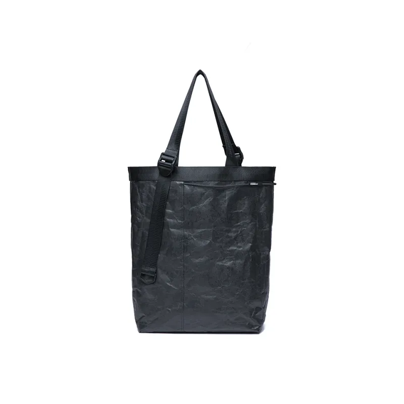 COMBACK Polyester Tote Bag, Shopping Bag, Shoulder Bag Unisex White/Black-4