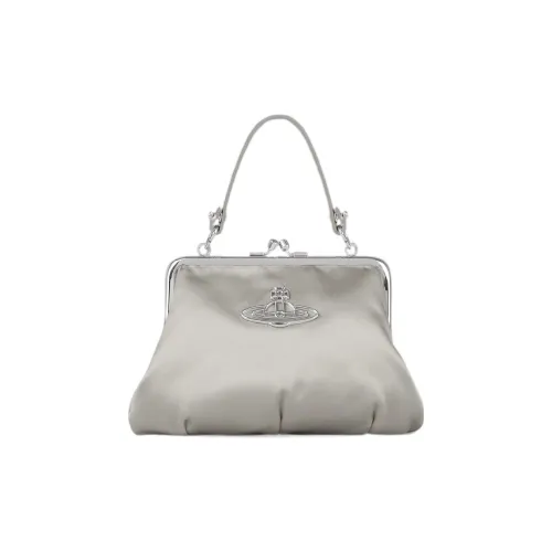 Vivienne Westwood Viscose Shoulder Bag Handbag Wallet Women's Silver