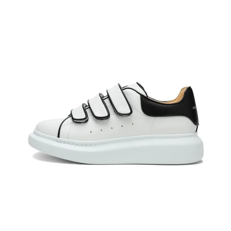 Alexander McQueen Oversize Sole Sneakers 'White Black' Women's-0