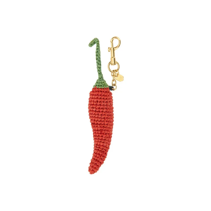 Anya Hindmarch Fabric Key Pouch Women's Red-1