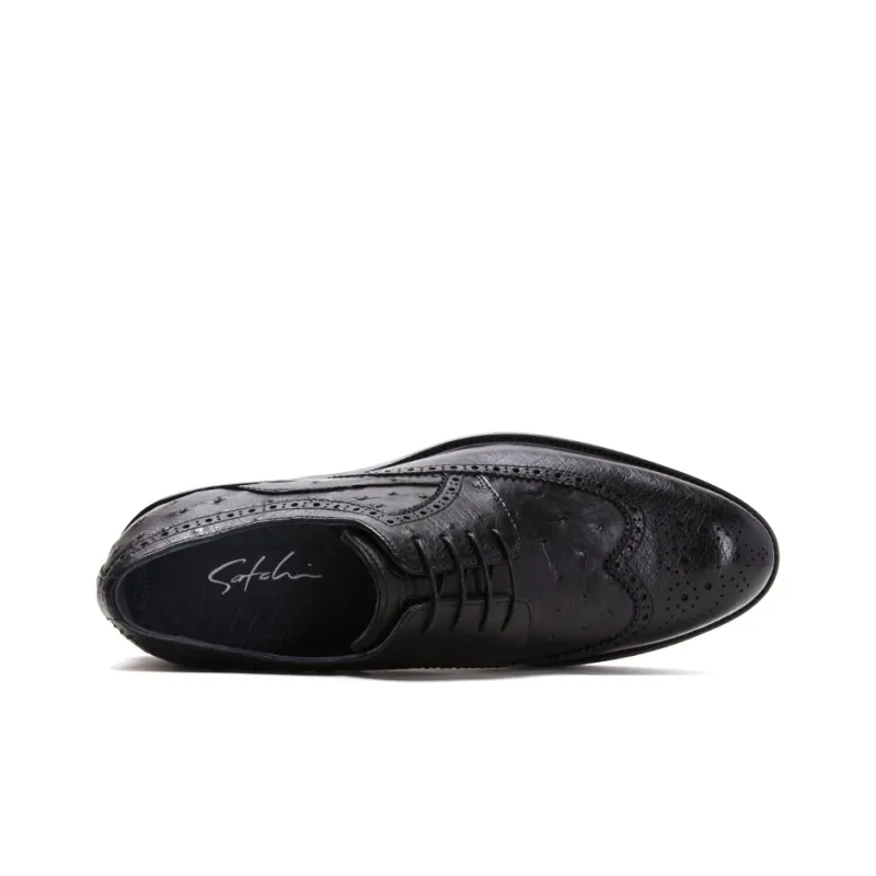 Satchi Dress Shoes Men Low Top Black-3