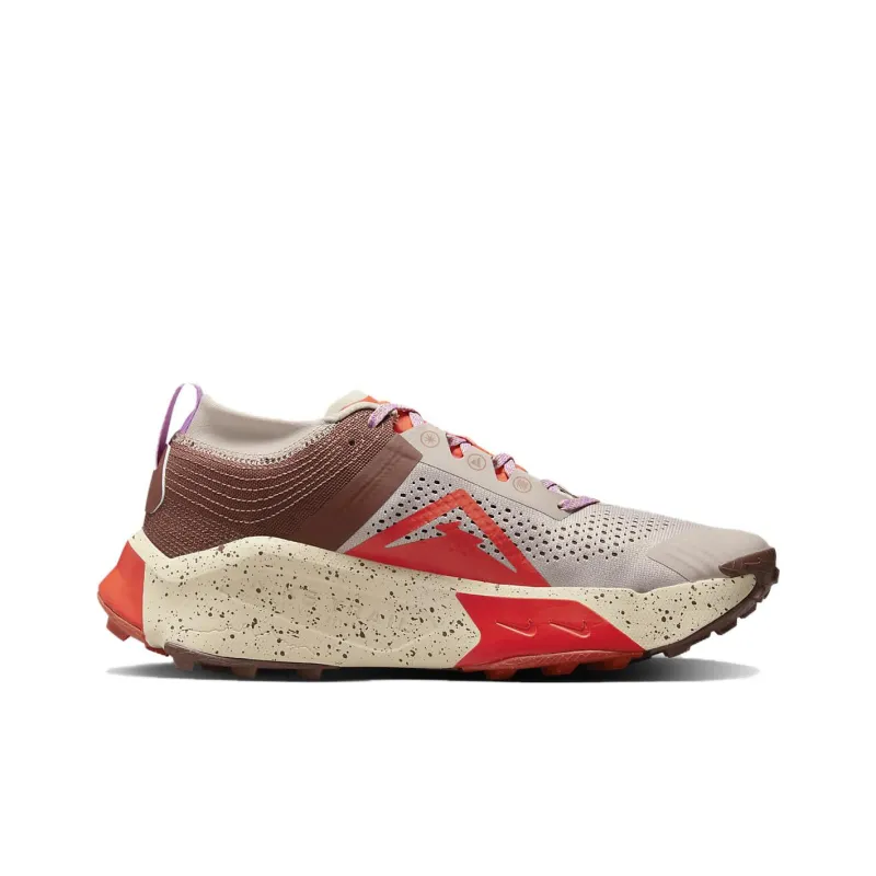 Nike ZoomX Zegama Trail Diffused Taupe Dark Pony Sanddrift Picante Red-1
