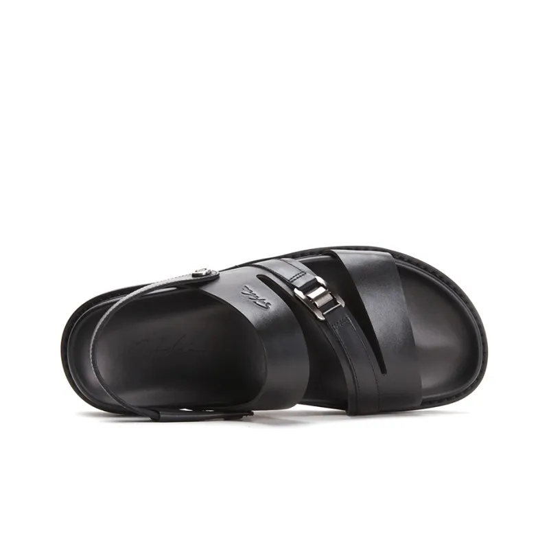 Satchi Stylish Sandals Men's Black-3
