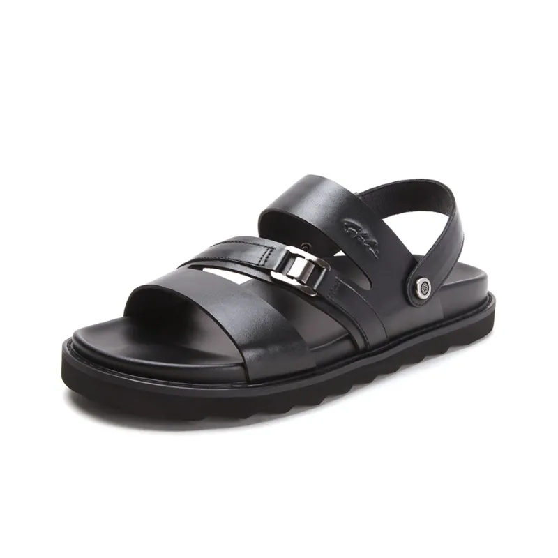 Satchi Stylish Sandals Men's Black-1