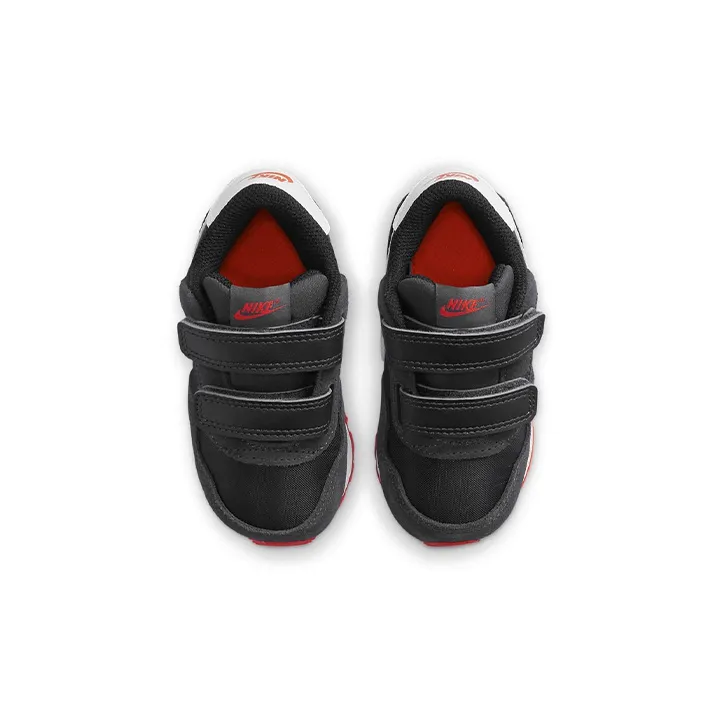Nike MD Valiant Low Top Toddler Shoes Black White Red Infant And Toddler-3