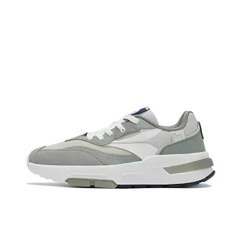 361° Chasing Light Anti Slip Wear Resistant Low Top Sports Casual Shoes Men's Invisible Gray