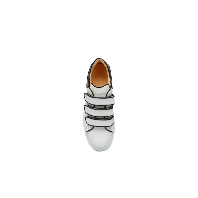 Alexander McQueen Oversize Sole Sneakers 'White Black' Women's-2