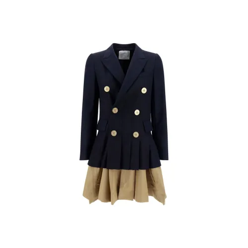 Sacai Jackets Women's Midnight Blue