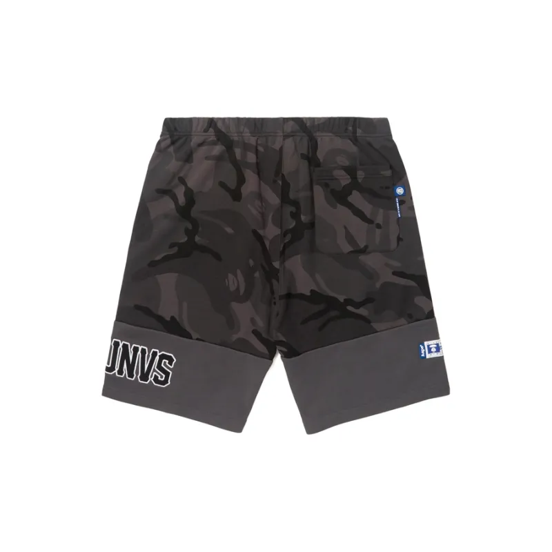 Aape Logo print Camouflage print Track Shorts-1