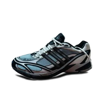 Pusha T x Adidas SUPERNOVA CUSHION 7 Durable Breathable Low-Top Running Shoes Men's Gray Blue