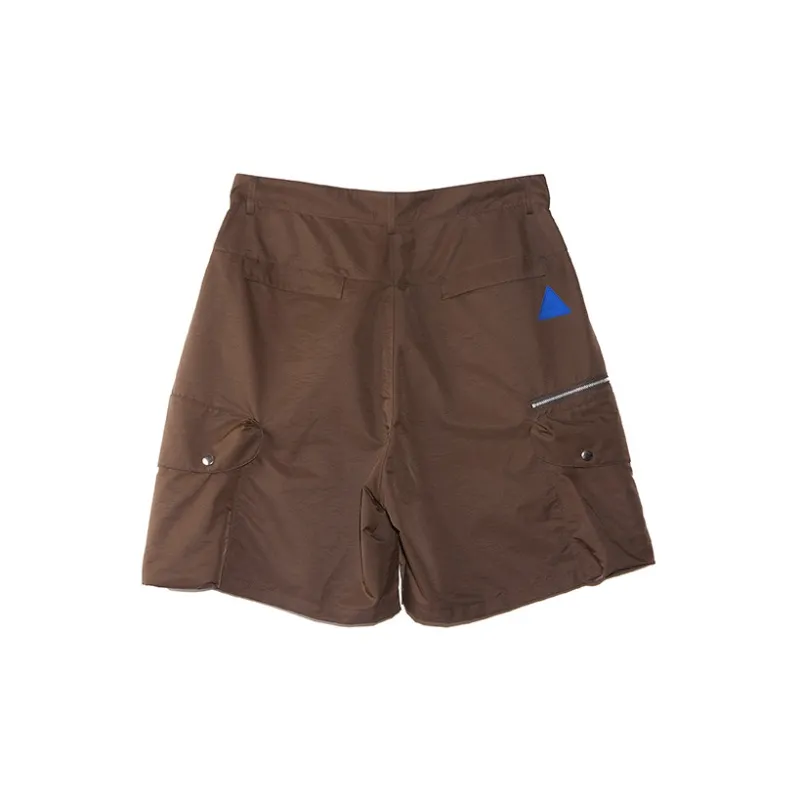 ROARINGWILD ARCH Cargo Shorts Unisex Brown-1