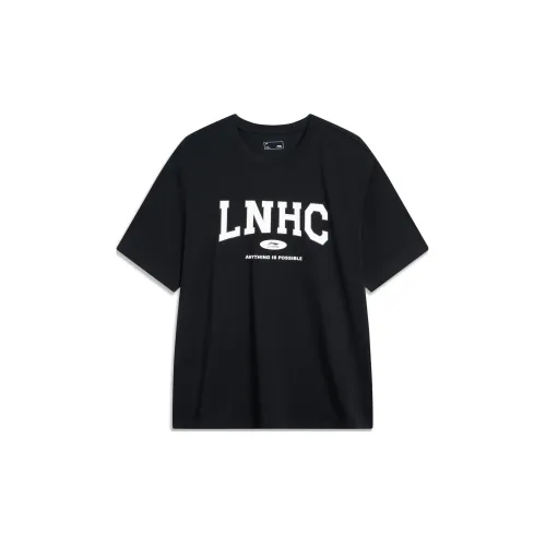 LINING Sports Life Collection T-Shirts Unisex Black