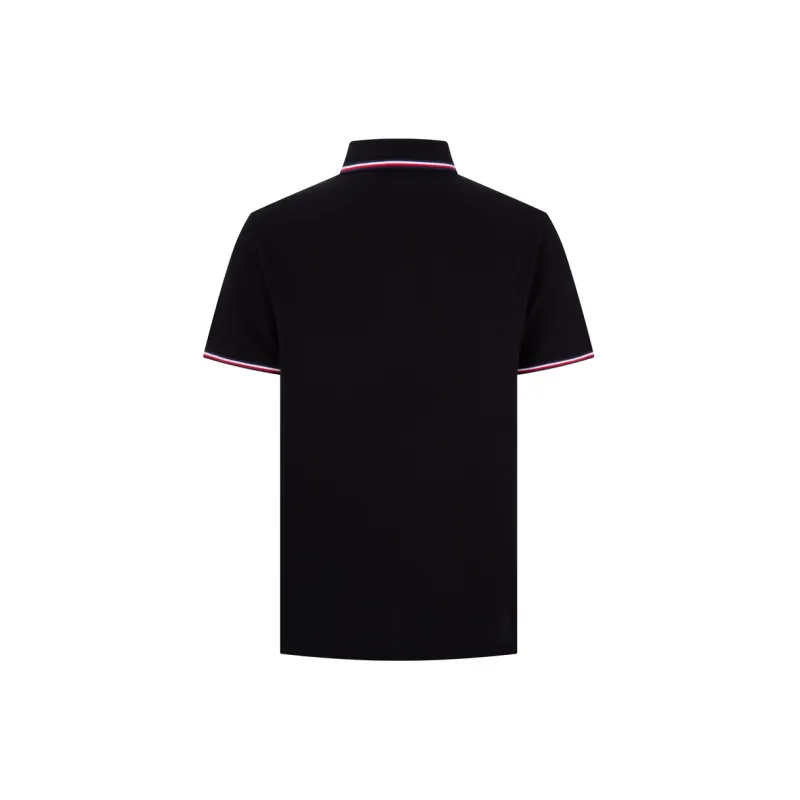 Tommy Hilfiger Polo Shirt Men's Obsidian Black Color-1
